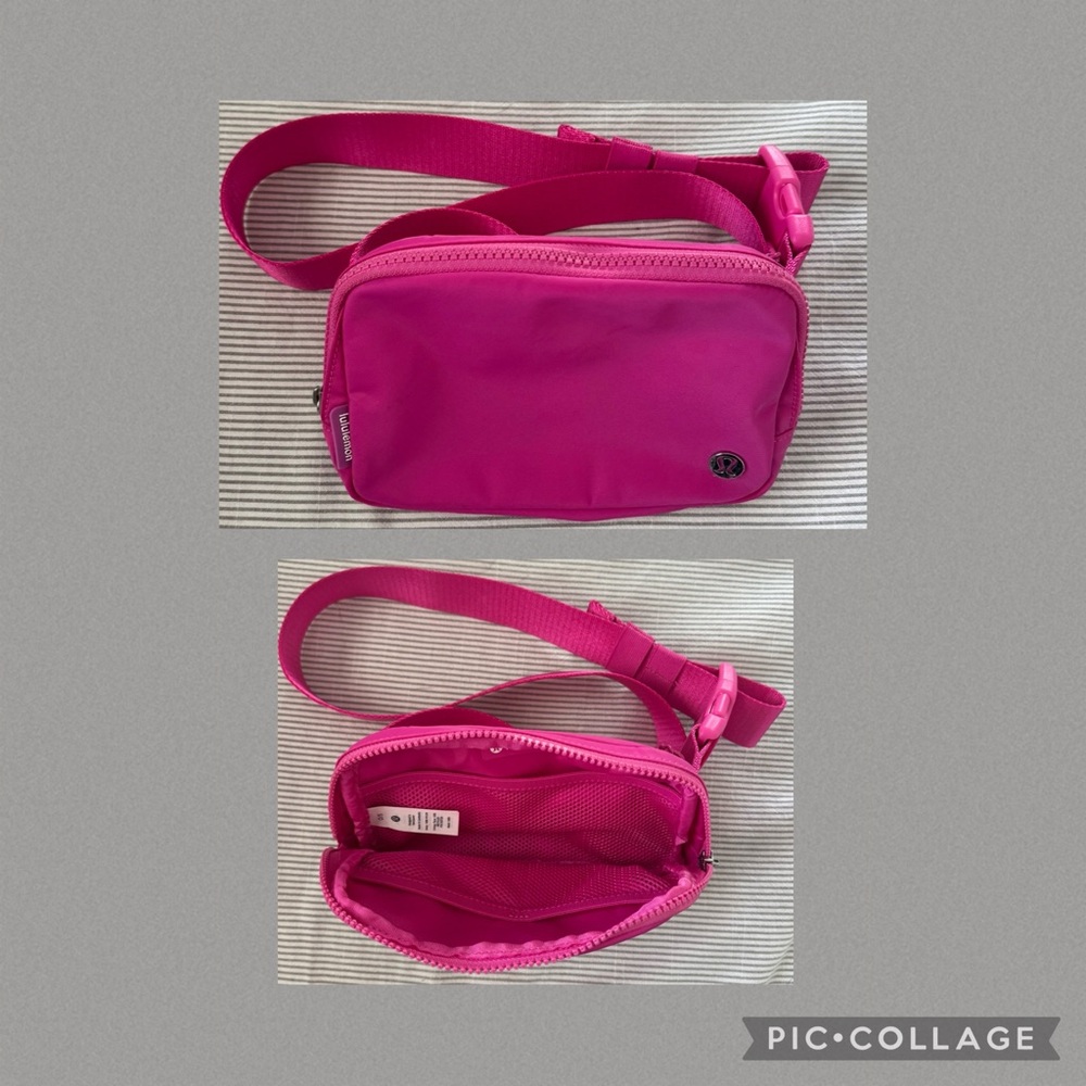 Lululemon Athletica Pink Crossbody Bag Sleek Design